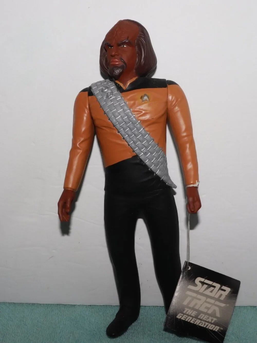 NWT Vintage 1993 Enesco 10” Lieutenant Worf Star Trek Next Generation Figure